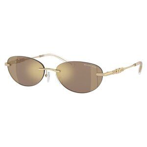 A1157Z New MICHAEL KORS Manchester Gold Rimless Round MK1151 1014/5A Sunglasses